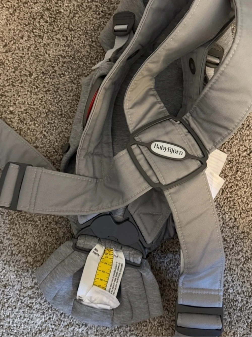 Carrier Mini in **Light Gray 3D Jersey**